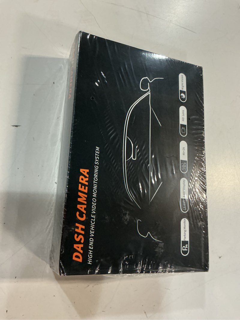 Condition photo showing New/Like New for 4k+2k dash cam front and rear,3.69" touch screen, built-in gps, g-sensor, night vision, loop recording,5.8ghz wifi 170°wide angle, 24h parking mode, free 128gb card included,support 256gb max
