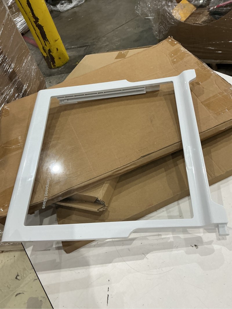 Condition photo showing Good Condition for wpw10276348 refrigerator glass shelf compatible with whirlpool, kenmore maytag, amana, crosley and more, part number: w10276348, ap6018411, ps11751713, 1557829, 2309524