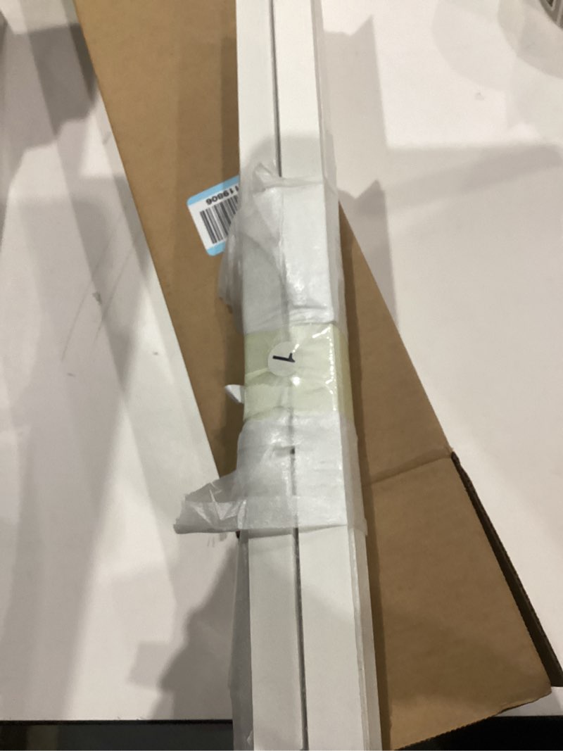 Condition photo showing New/Like New for 1 Set Peel and Stick Door Moulding Trim Kit Premade Wall Moulding Panels Flexible Self Adhesive 3D Wainscoting Panels for Mirror Window Frame Decor (Top 24"x36" and Bottom 24"x24") Top 24"x36" and Bottom 24"x24" 1