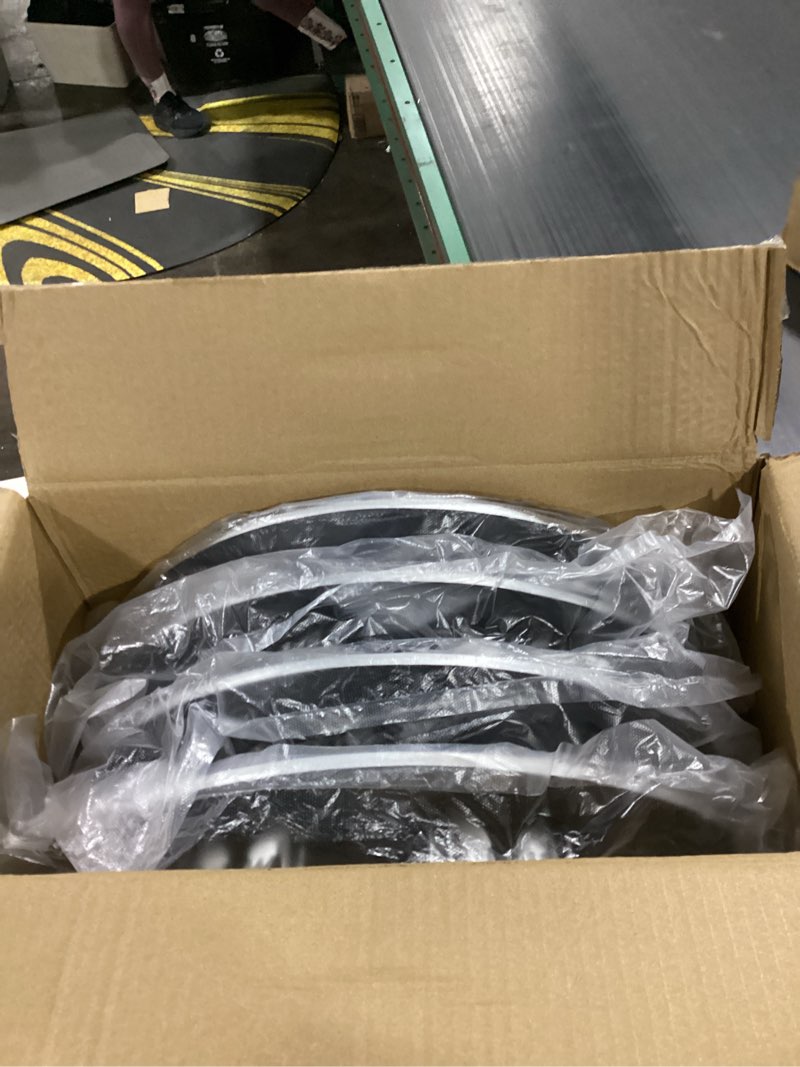 Condition photo showing New/Like New for Hubcaps Wheel Covers Replacement R14 Size Hub Cap Universal-Fit Steel Wheel Rim Caps ABS Tire Cover Snap on Most Car Truck SUV Sedan -Set of 4?14-inch?Silver-Black? TT-Silver-Black 14-inch