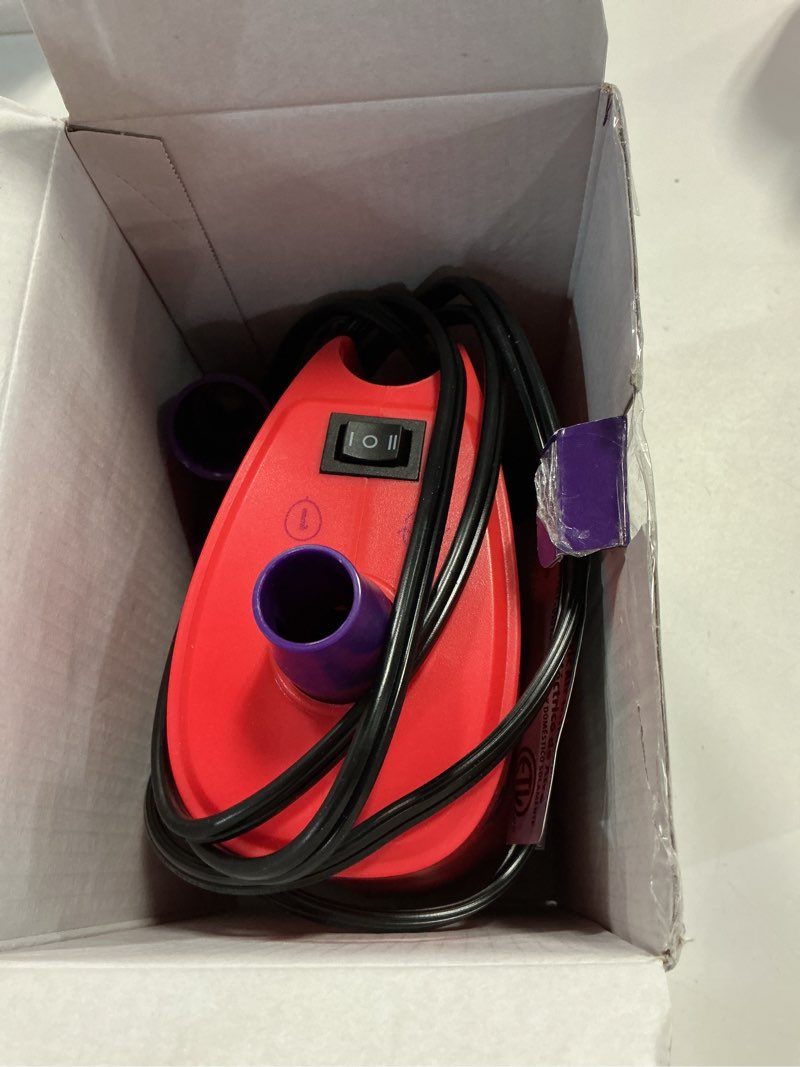 Condition photo showing New/Like New for balloon time electric air inflator and deflator - powerful portable electric air pump for balloons, balloon arch, party decorations, inflatables, and air mattresses