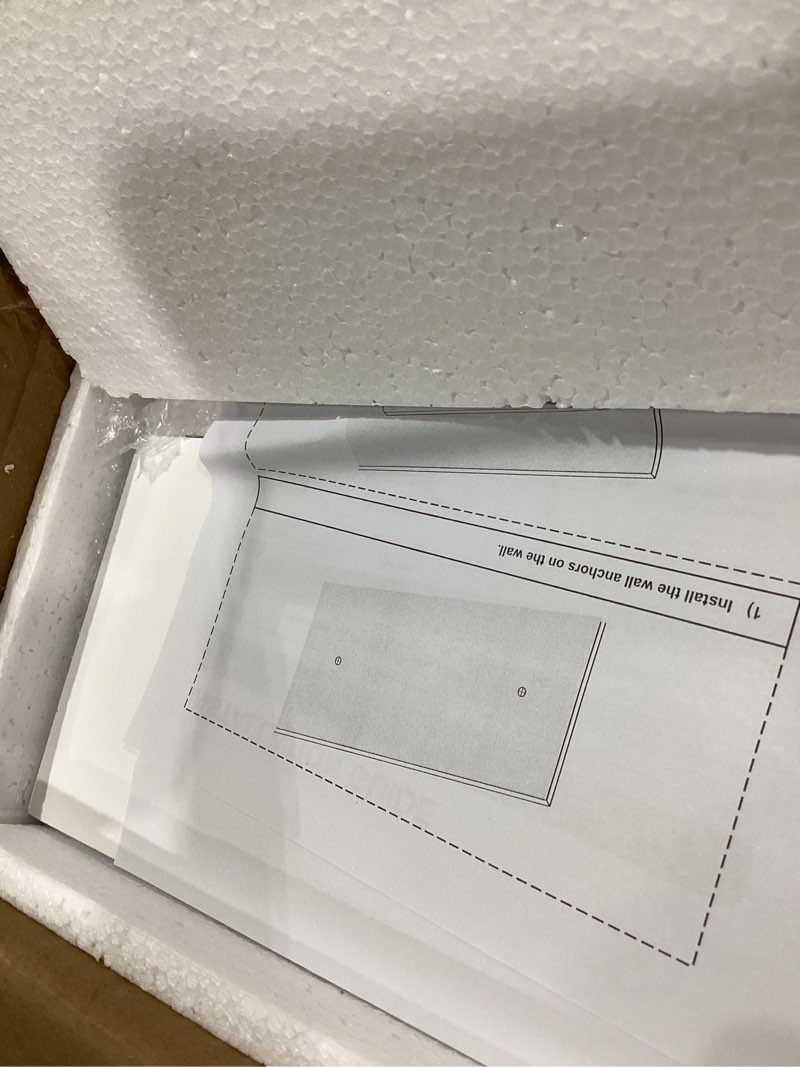 Condition photo showing New/Like New for yirilan 4-pack scalloped shelves, nursery shelves for wall, floating nursery book shelves for kids, white 4 pack - 15.74 in