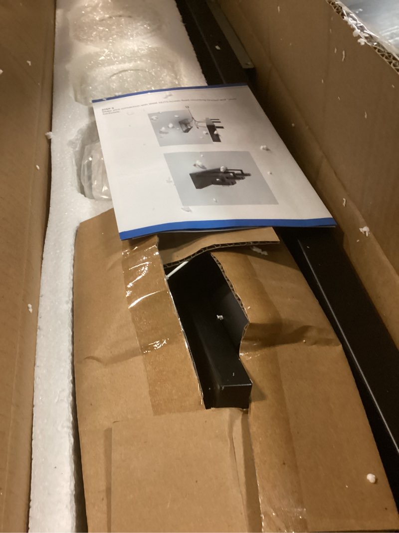 Condition photo showing Good Condition for Bathroom Vanity Light, Square Design 4 Lights Morden Bathroom Lighting Fixtures Over Mirror, Black Bathroom Light Vanity Fixtures for Bathroom/Living Room/Bedroom Black 4-light