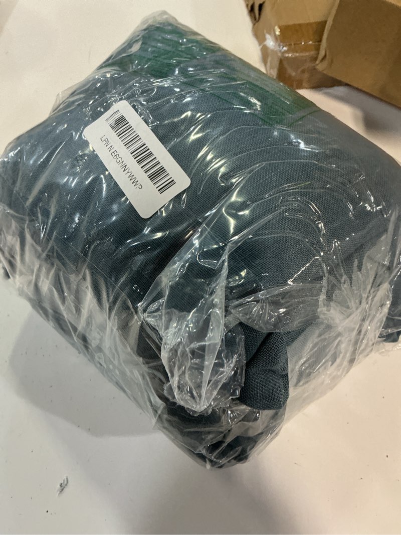Condition photo showing Good Condition for nicetown flax linen sheer curtains for living room, (stone blue) grommet vertical drapes semi sheer linen curtains privacy with light filtering for bedroom/farmhouse, w52 x l96, 1 pair 52"w x 96"l (pack of 2) stone blue
