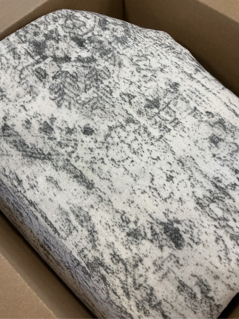 Condition photo showing Good Condition for Washable 5X7 Area Rugs: Large Rugs for Living Room - Soft Faux Wool Neutral Rugs for Bedroom - Non Slip Backing Stain Resistant Carpet for Dining Room (5x7 Brick/Beige)