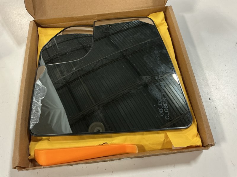 Condition photo showing Good Condition for snemeey compatible with ford f150 passenger side mirror glass replacement power heated towing mirrors - right side view mirror glass with blind spot, backing plate, fl3z17k707b, 2015-2021