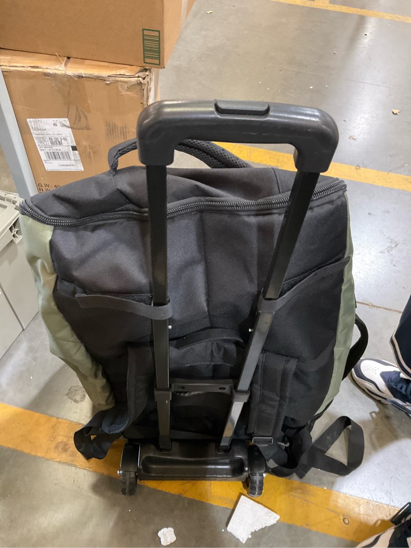 Condition photo showing As Is for rolling bag