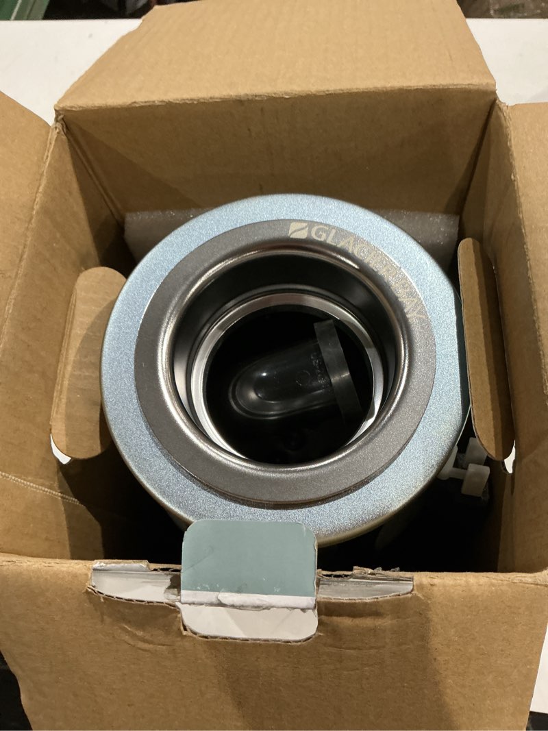 Condition photo showing As Is for turbogrind 1/2 hp. continuous feed garbage disposal with power cord