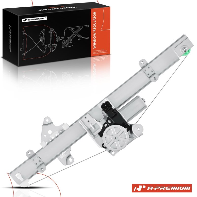 A-Premium Power Window Regulator w/ 6-Pin Motor Assy Front LH for Nissan Rogue