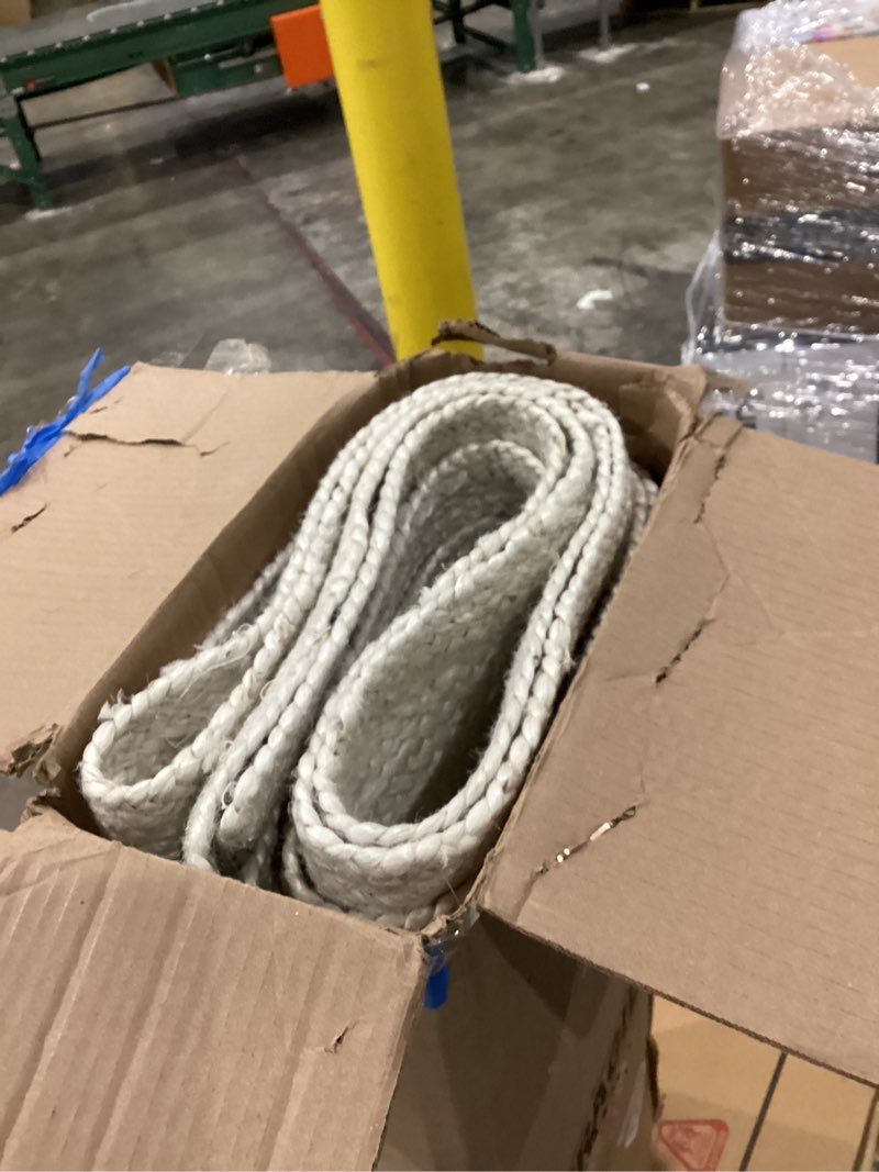 Condition photo showing Good Condition for FRELISH DECOR Handwoven Jute Area Rug - Off-White Rectangular Rustic Vintage Beige Braided Reversible Rug - Eco Friendly Rug for Bedroom - Kitchen - Living Room - Farmhouse (6'x9' - Off-White) Off-white 6' x 9' (Rectangular)