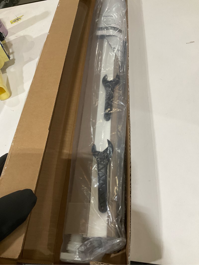 Condition photo showing As Is for LazBlinds Cordless Cellular Shades, No Tools No Drill Light Filtering Honeycomb Shades Pleated Blinds for Windows, 27'' W x 48'' H, Taupe Light Filtering-taupe 27'' W x 48'' H