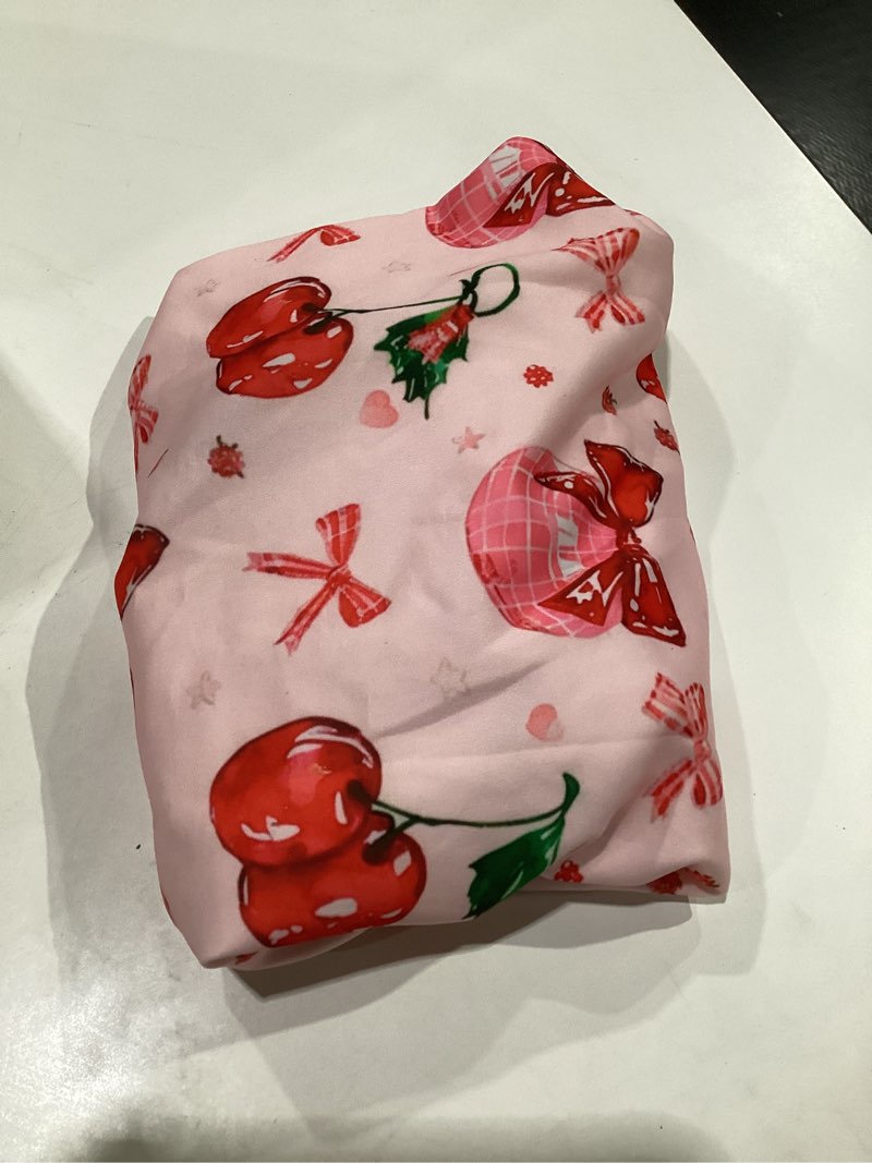 Condition photo showing Good Condition for Travel Luggage Cover Cherry Disco Ball Bows, High Elasticity Washable Travel Baggage Protector Case Fits 29-32 in Cherry Disco Ball Bows 29-32 in