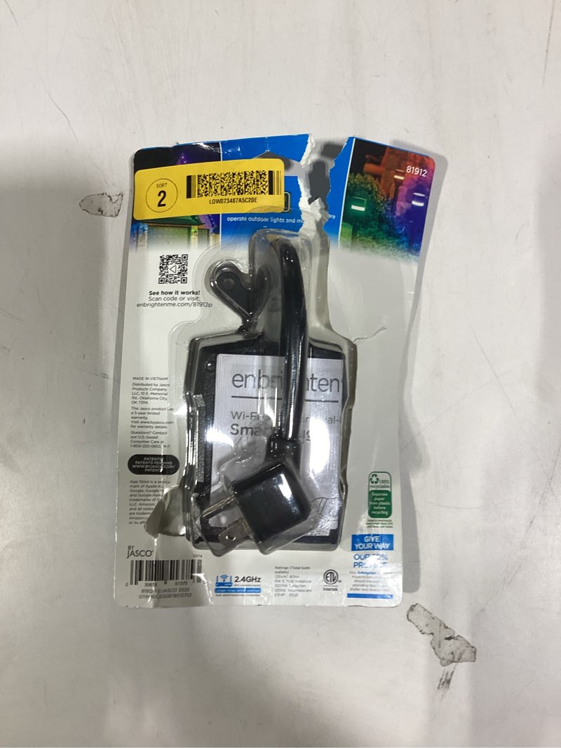 Condition photo showing As Is for UltraPro Outdoor Outlet Timer - Dusk-to-Dawn Sensor, Single Outlet Light Automation, Weather-Resistant, Seasonal Landscape Timer, Black, 1 Pack Amazon's Choice