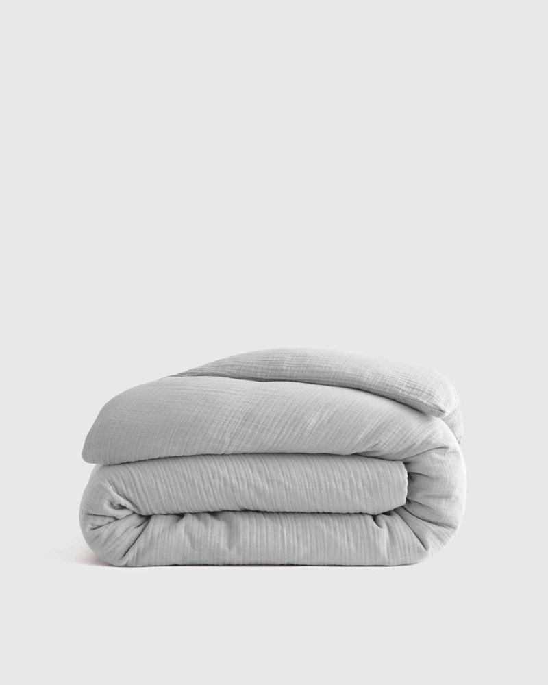(blanket )quince, organic cotton gauze blanket / king/mist