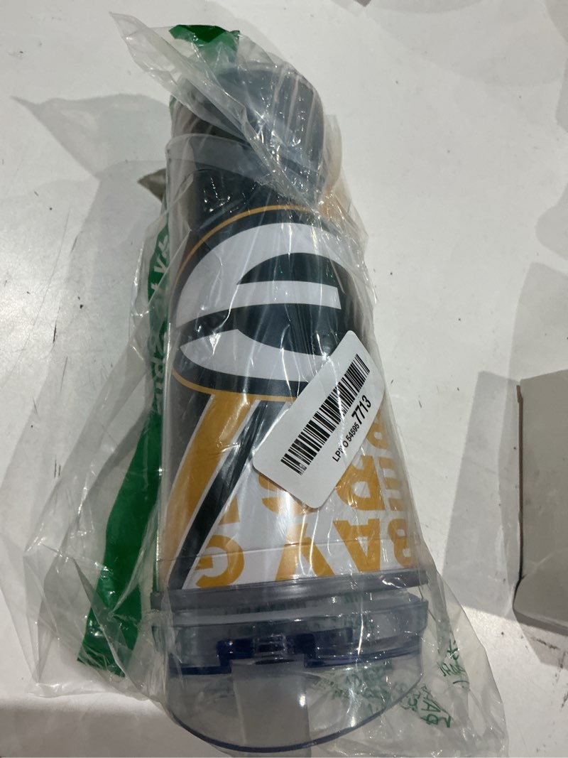 Condition photo showing Good Condition for rico industries nfl football 24oz acrylic tumbler with hinged lid, officially licensed double wall tumbler for nfl fans green bay packers