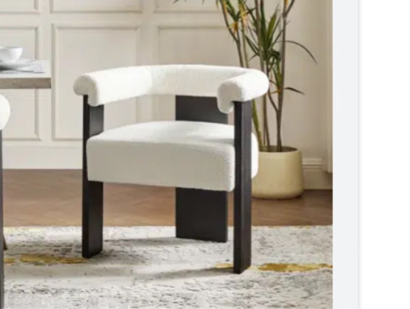 Dulcine velvet upholstered armchair 