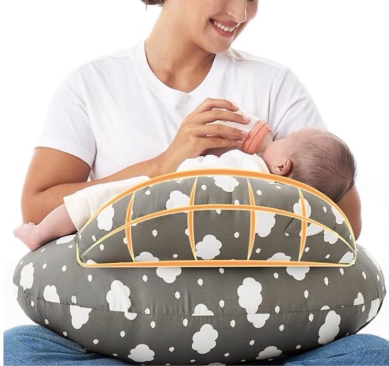 Mumykids Mumykids Nursing pillows, Original Nursing Pillow for Breastfeeding-Pioneering Safety Fence- Wider Feeding Pillows