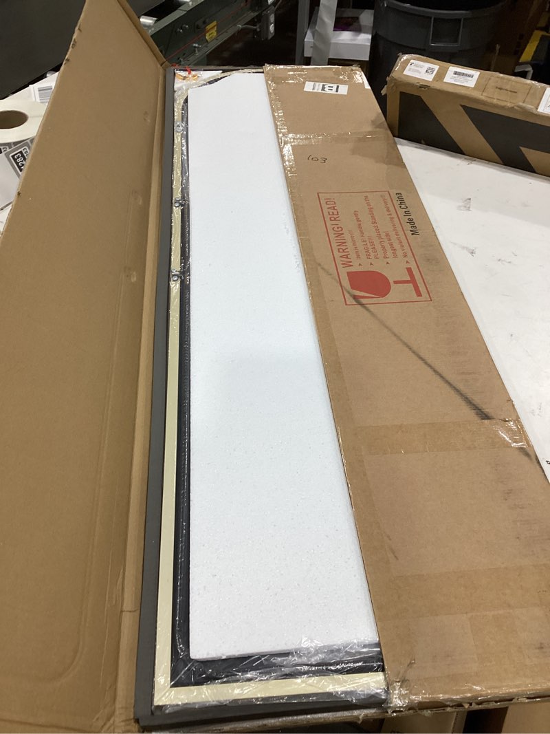 Condition photo showing As Is for Full Length Mirror, 58" x 18" Arched Full Body Mirror Large Standing Floor Mirrors, Mirrors for Bedroom, Bathroom, Living Room Standing or Wall Leaning, Gold Gold 58"L x 18"W Antique