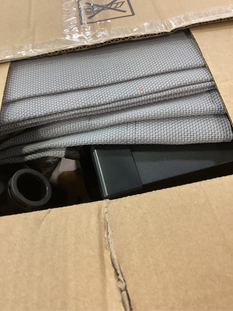 Condition photo showing Good Condition for heeyoo elevated dog bed with removable canopy, portable dog cot with sun protection shade tent, raised pet cooling cot bed for dogs, 42in 42"l x 31"w x 8.4"h grey