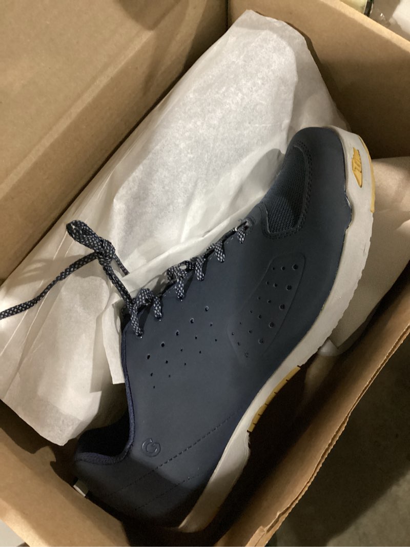 Condition photo showing New/Like New for astral navy bike shoes - men's & women's waterproof, breathable sneaker for travel & casual wear size 42 storm navy