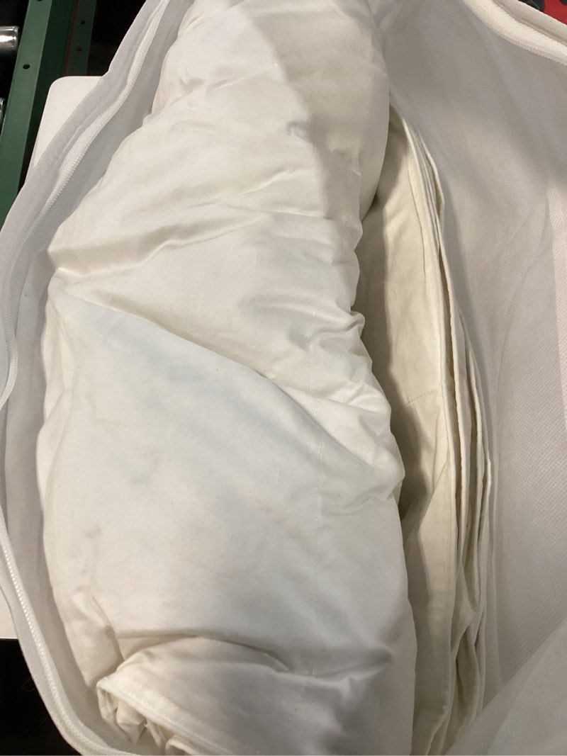 Condition photo showing Good Condition for lightweight luxe goose down comforter, king/cal king, white