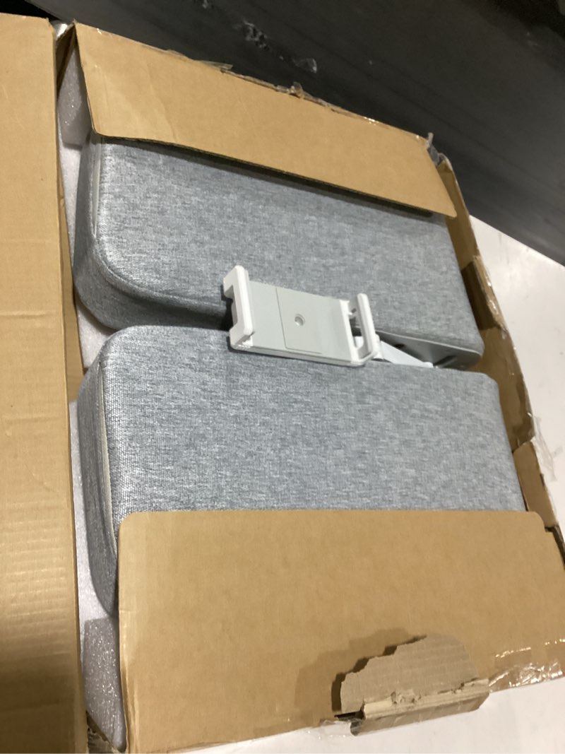 Condition photo showing As Is for lap desk for adults with arm rests,ergonomic laptop pillow stand for bed,couch,floor,large table for long hours work,eating,gaming,reading and writing,lap laptop desk for college dorm room light wood
