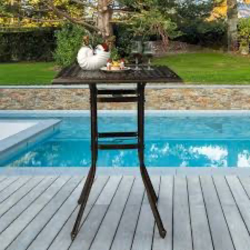 Bergeson Square 31.5'' L x 31.5'' W Outdoor Bar Table