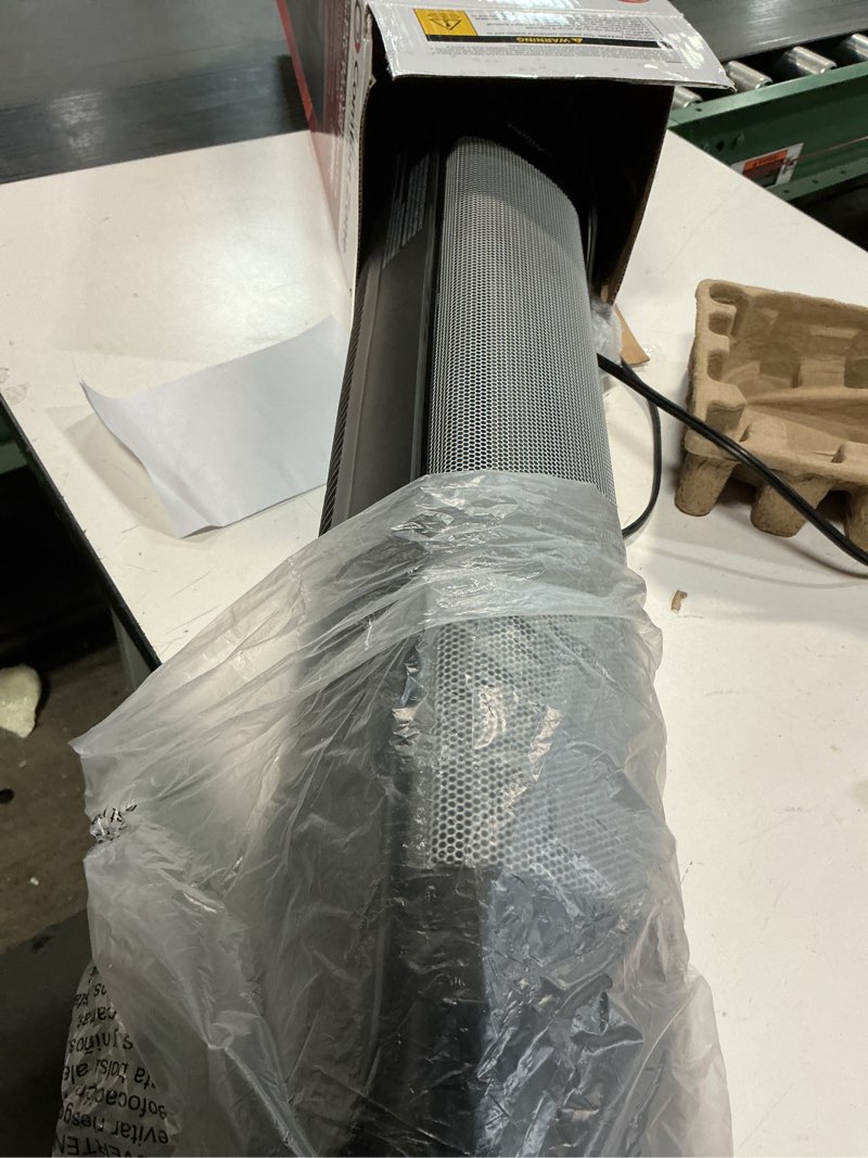 Condition photo showing As Is for Comfort Zone Space Heaters for Indoor Use, 30 inch, Remote Control, Thermostat, 12H Timer, 50 Degree Oscillation, 4 Modes, Portable Room Heater, Bedroom Heater, Safety Overheat Protection, 1500W