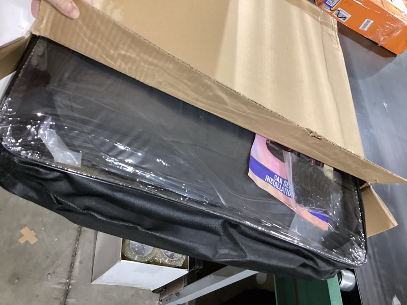 Condition photo showing As Is for Skechers MAX Cushioning Seat Covers,Memory Foam Leather Car Seat Covers,Waterproof Car Seat Protector Front Seats,Car Seat Cushion Airbag Automotive Universal Fit for Most Cars,Vans,Trucks,SUV,Black Front Seats Coverage Black