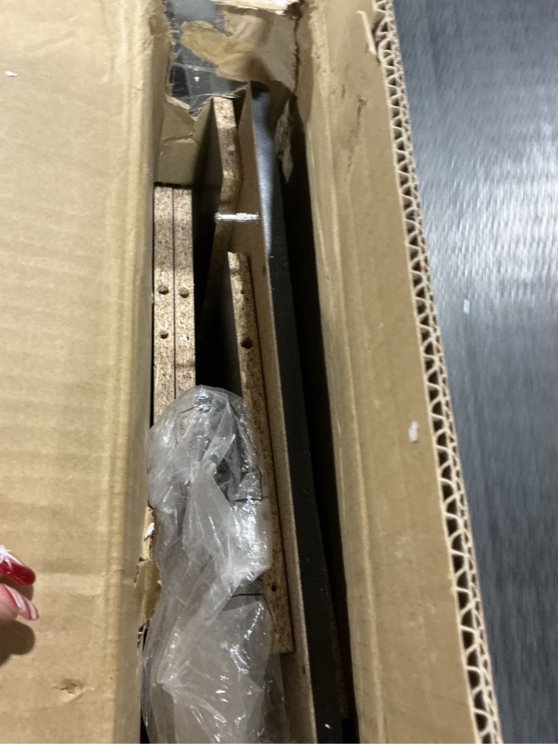 Condition photo showing As Is for FURINNO JAYA Computer Study Desk with Drawer, Brown Espresso With Drawer, 32.2 in. x 15.5 in.