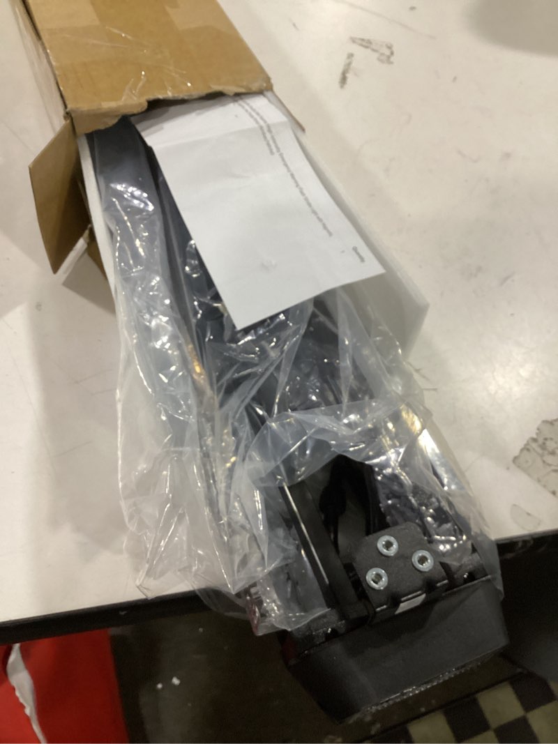 Condition photo showing As Is for aspl 29.5" 54 led strobe light bar double side flashing high intensity emergency warning flash strobe light with magnetic base for safety construction vehicles tow trucks pickup (amber/white)