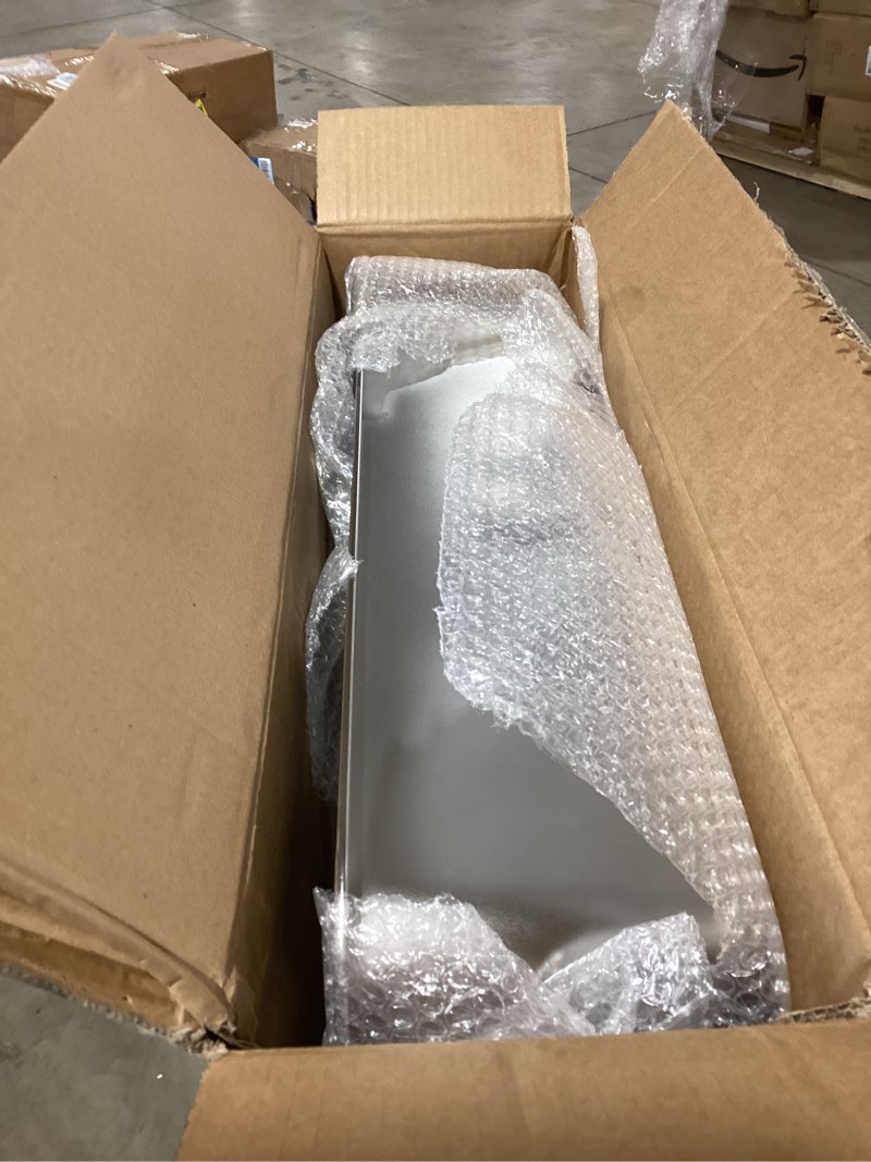 Condition photo showing Good Condition for Stainless Steel Litter Box with Lid, SUS304 Metal Cat Litter Boxes, Enclosed Extra Large Kitty LitterBox High Wall, Jumbo Cat Toilet with Triple Pedal, Non-Sticky, Anti-Leakage (XL Grey)