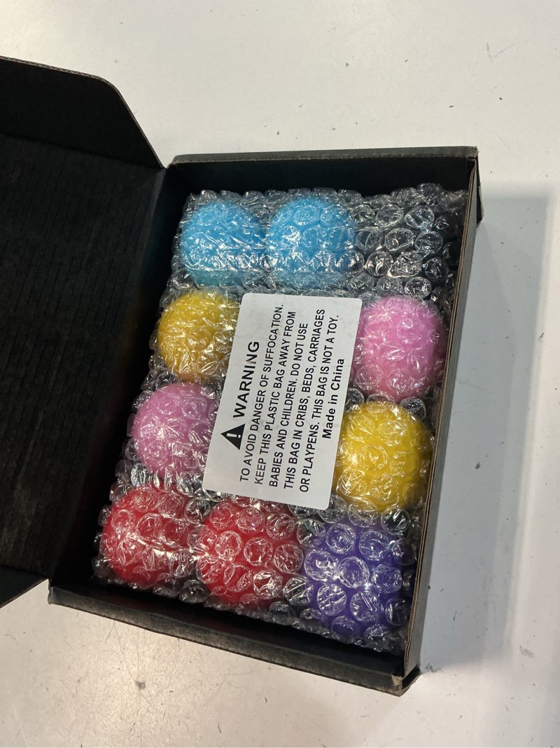 Condition photo showing New/Like New for thorza colored golf balls - multicolored set of 6, 12, 24 mini golf, putting practice and training set of 12
