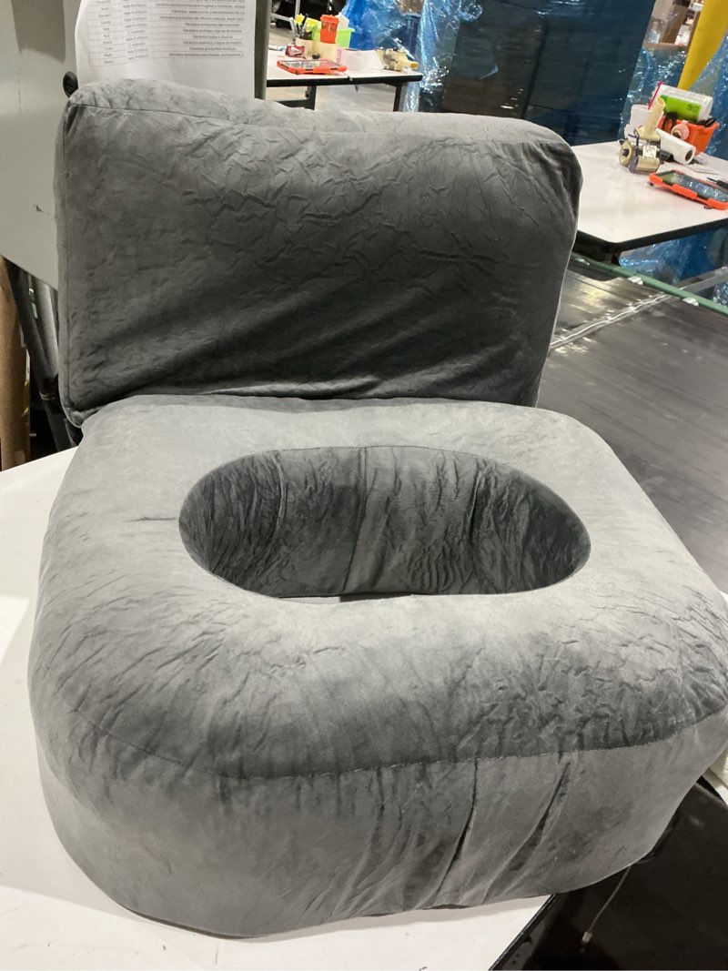 Condition photo showing Good Condition for pregnancy pillows for sleeping, 45.3 inch pregnancy massage pillow full body pillow with removable cover - support for back, legs, belly, hips for pregnant women (dark grey)