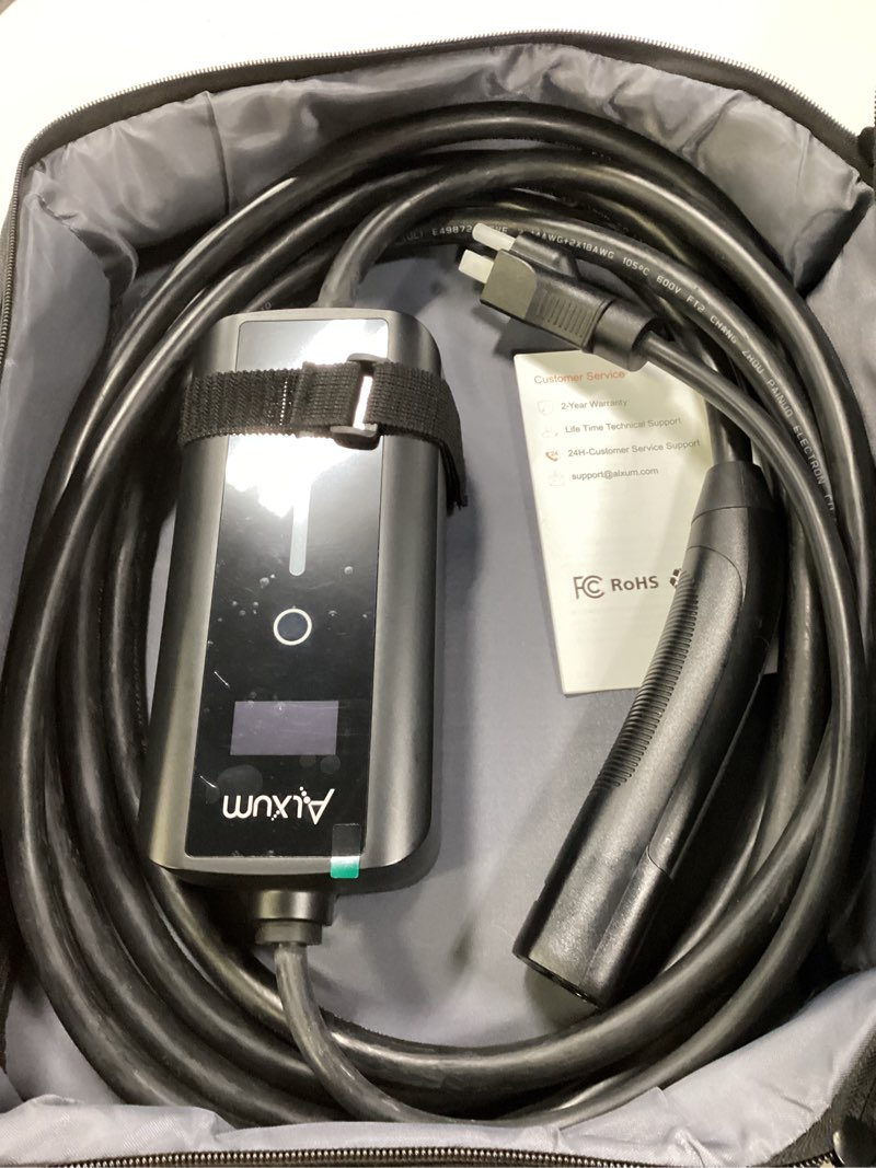 Condition photo showing New/Like New for Alxum 16A Tesla Mobile Charger - Level 1 EV Charger for Tesla 110V Charger Compatible with All Models Y/3/S/X Cybertruck 16.4FT Tesla Wall Connector with NEMA 5-15 Plug NEMA5-15P