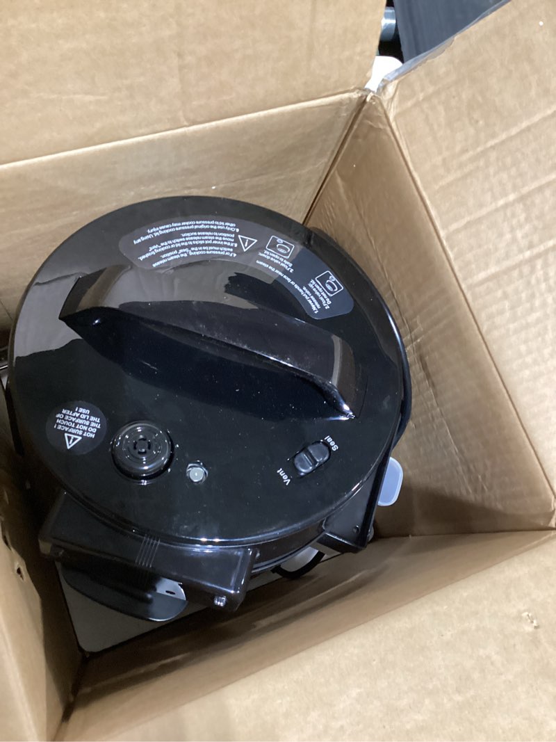 Condition photo showing Good Condition for simple deluxe electric pressure cooker, non-stick 12-in-1 & 6qt stainless steel multi cooker for slow cook, meat stew, cake, porridge, multigrain, dishwasher safe, silver silver 6 quarts