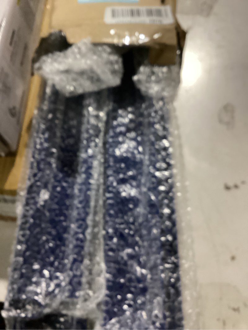 Condition photo showing As Is for 4 pcs 18.7 inch dark blue acrylic mahjong tile racks with pushers for game night american mahjong racks tile set for mah jong lovers and beginners
