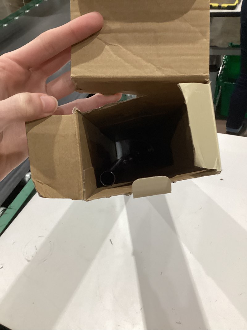 Condition photo showing As Is for allen + roth harlow 24-in brushed nickel wall-mount single towel bar