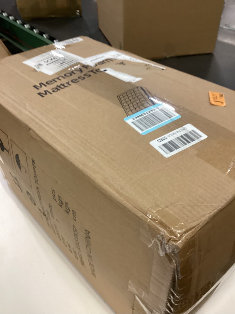 Condition photo showing New/Like New for Premium Dual Layer 4 Inch Memory Foam Mattress Topper, 2 Inch Gel Memory Foam and 2 Inch Pillow Top Mattress Pad Cover for Back Pain, Extra Thick Comfort Support?King 78"x80"? King 2"Memory Foam+Mattress Topper