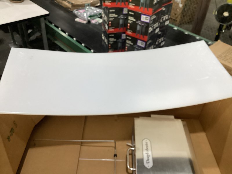 Condition photo showing As Is for 40.9''x15.5" folding dough sheeter with sheeter board manual dough roller machine stainless steel sheeter thickness adjustable