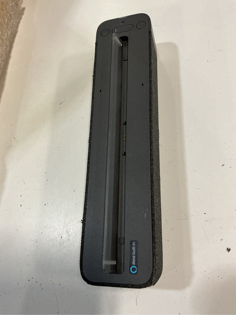 Condition photo showing As Is for original lenovo smart ha-200 bluetooth charging dock with alexa built in