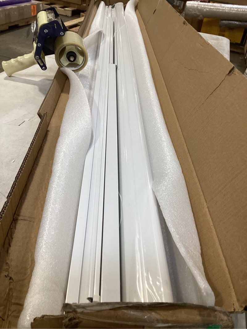 Condition photo showing Good Condition for retractable door screen for single door, free stop sliding patio doors - durable white aluminium frames with fiberglass mesh - white (for standard doors 27" - 36" wide, up to 80" high)