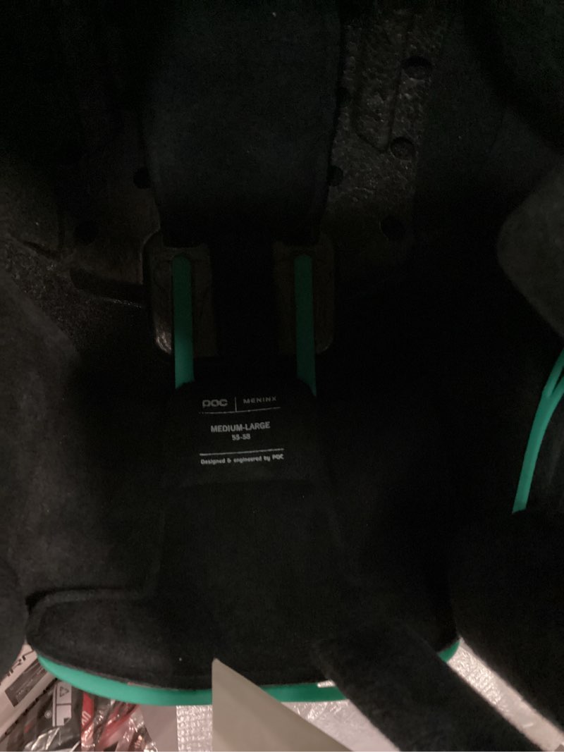 Condition photo showing New/Like New for poc sports meninx helmet