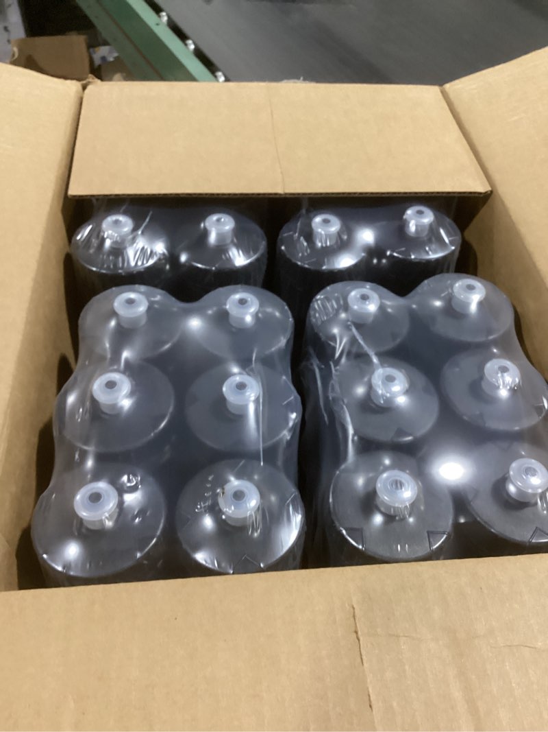 50 strong bulk water bottles 24-pack – 22 oz bpa-free sports bottles with easy-open pull top cap – m