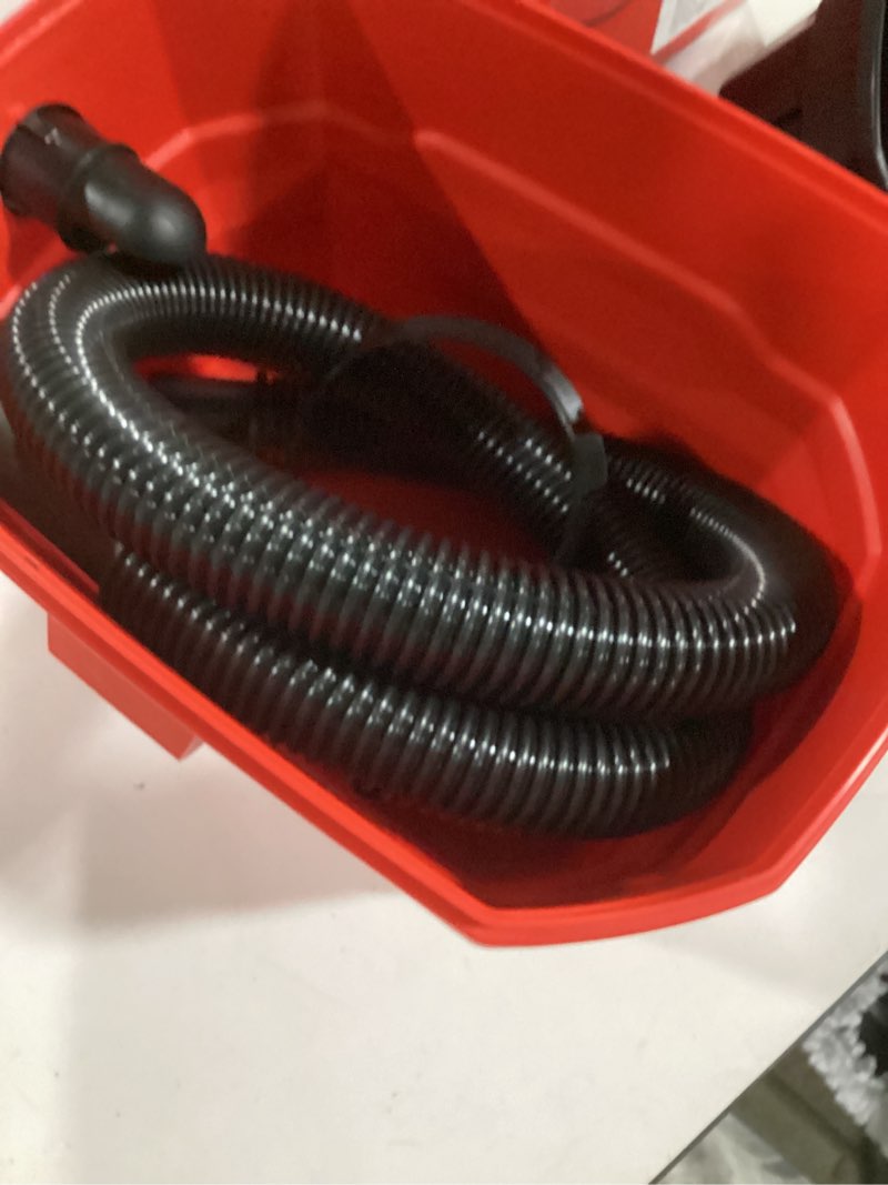 Condition photo showing Good Condition for craftsman cmxevbe17250  3 gallon 3.0 peak hp wet dry vac, portable shop vacuum wet and dry with filter bag, hose and 2 attachments. 3 gal 3.0 peak hp