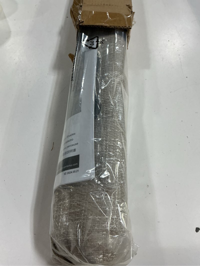 Condition photo showing New/Like New for no tools no drill cordless roman shades for indoor windows 100% blackout, for window size 33" w × 48" h beige beige 33" w × 48" h