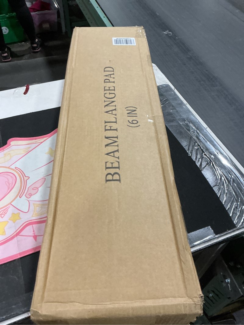 Condition photo showing As Is for VANCL Heavy Duty I-Beam Flange Pad - 3FT Tall, 2" Thick High-Density Sponge Padding with Durable Mes