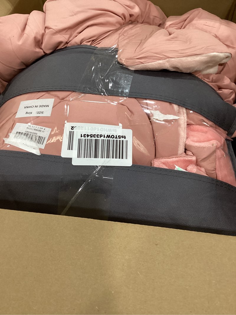 Condition photo showing As Is for Comforter king size