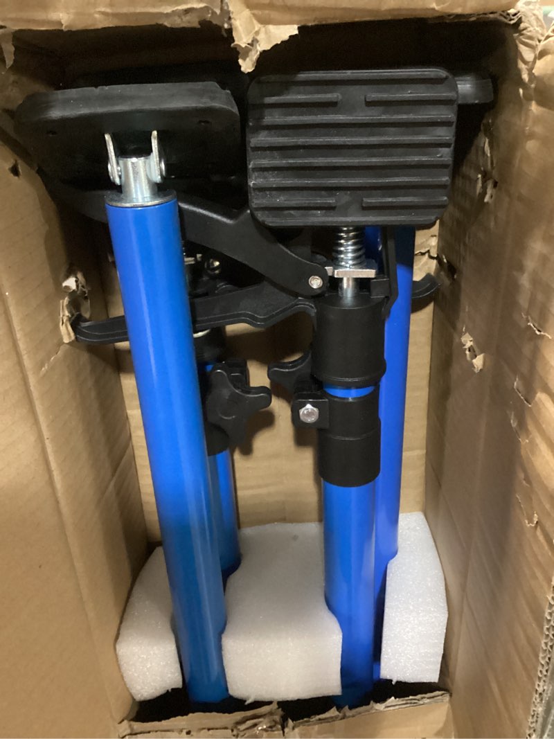 Condition photo showing Good Condition for 4pk support pole,steel telescopic quick adjustable 3rd hand support system, support rod, supports up to 154 lbs construction rods for cabinet jacks cargo bars drywalls extends from 50 inch to 118 inch