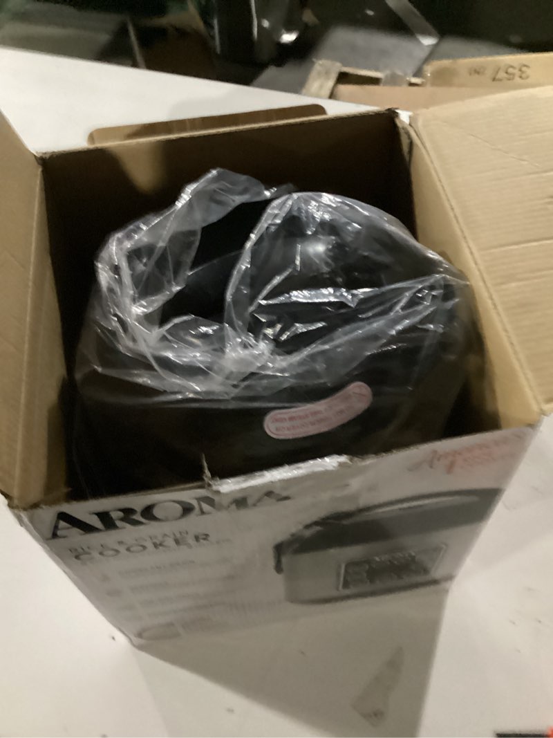 Condition photo showing Good Condition for Aroma 8-Cup (Cooked) Rice & Grain Cooker  Steamer  New Bonded Granited Coating